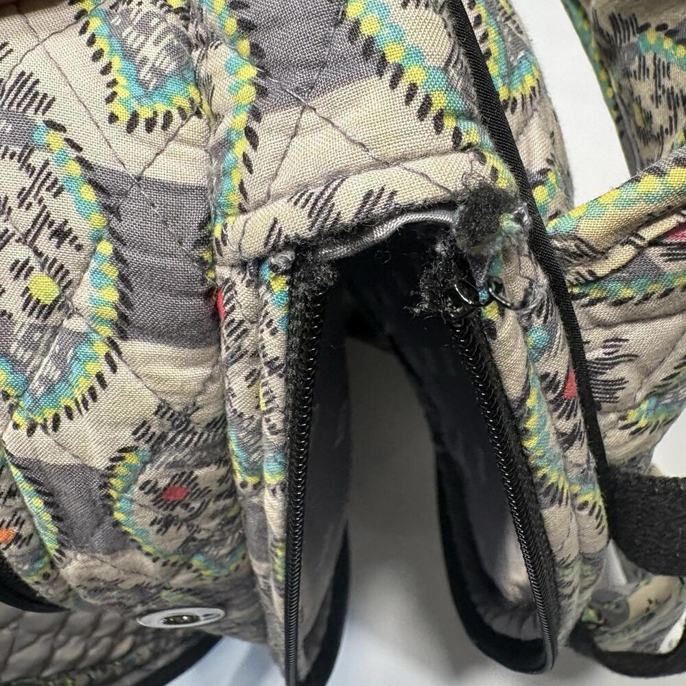 Vera Bradley Quilted Campus Backpack - Rare Pattern (Repair Opportunity) - Picture 15 of 16
